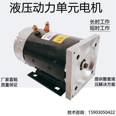 电动三轮车三轮摩托车液压自卸动力单元电机12v48v60v800w1200w
