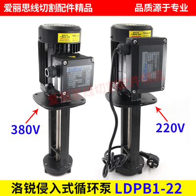 瑞钧钧中走丝洛凯洛锐水泵LuiKar浸入式循环泵LDPB1-22冷却泵油泵