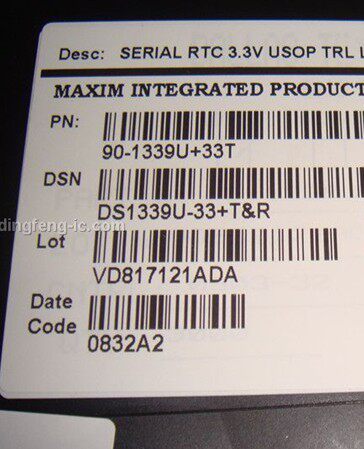 DS1339U-33 DS1339U进口原装拆机 集成IC 贴片IC 质量保证