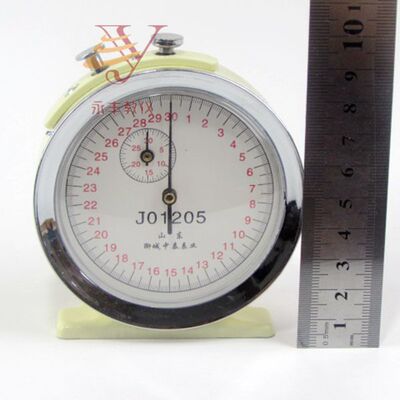 J01205 机械停钟0.2秒,60秒机械停表 物理仪器 体育计时用