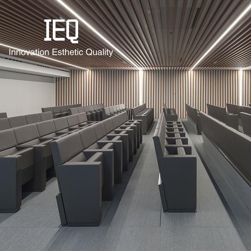 IEQ沙发式礼堂椅排椅带写字板剧院椅阶梯联排椅报告厅椅子会议室