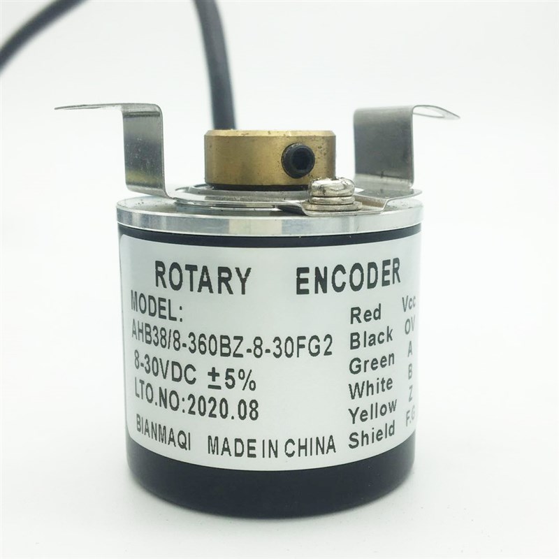 旋转编码器W38V8-1000-6-X空心轴器计数光电增量式编码器2000线