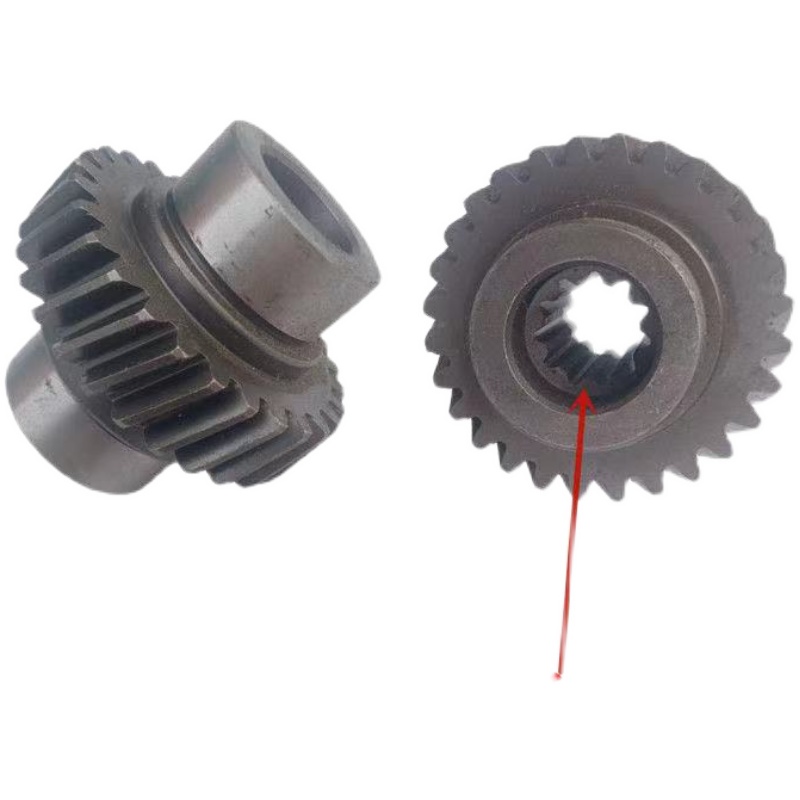 沃得锐龙收割机齿轮泵液压泵齿轮28斜齿变头丝新老款油泵原厂配件