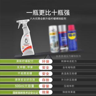 汽车车贴除胶剂不伤漆标签贴纸封条剂粘胶残胶万能强力去除