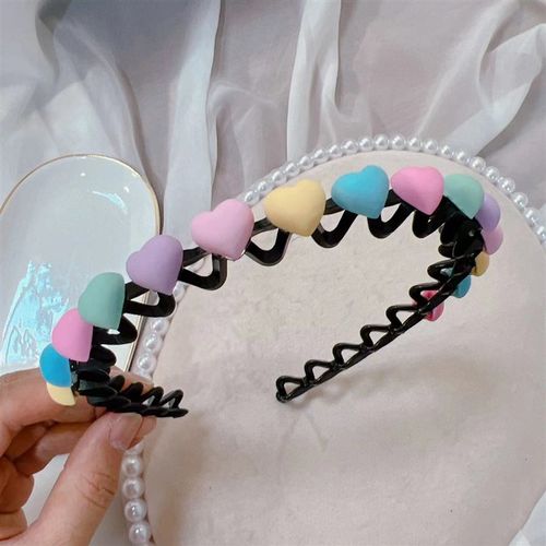 小熙瓜儿童刘海波浪发箍不勒头可爱高弹力小学生女童碎发发卡头箍