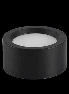 0-10v可控硅调光led明装筒灯黑白色圆形过道吸顶免开孔吊装灯9W