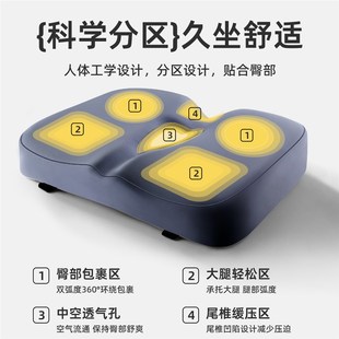 加厚屁垫座垫教室儿童椅凳子增高垫透气 记忆棉小学生坐垫夏季