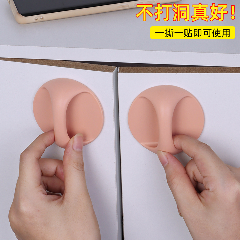 柜门抽屉拉手免打孔衣柜玻璃门把手推拉移门免钉强力粘贴橱柜手柄