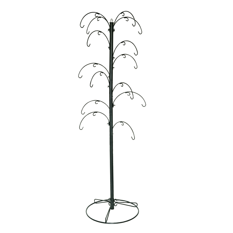 新品欧美现代风格 铁艺  实木风铃展示架落地陈列架 桌面置物架