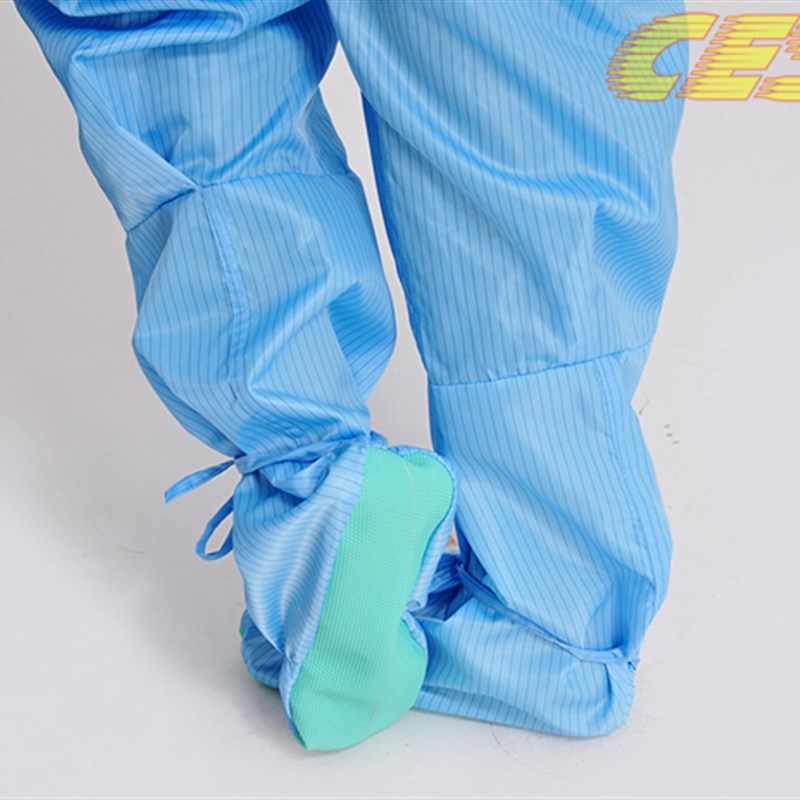 洁净四连体净化连鞋静电衣生物制药无尘工作服沙疗服可耐高温灭菌