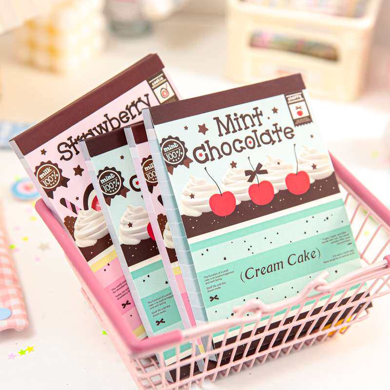 纸先生A6拍纸本奶油恋歌系列韩系主题可爱蛋糕便签学习留言记事本