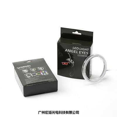 汽车LED灯大灯cob光圈恶魔眼车灯改装天使眼雾灯cob光圈日行灯