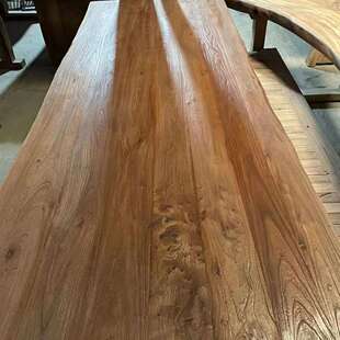 风化榆木茶桌老门板原木旧木板吧台板实怀旧茶台板旧木板木质实木