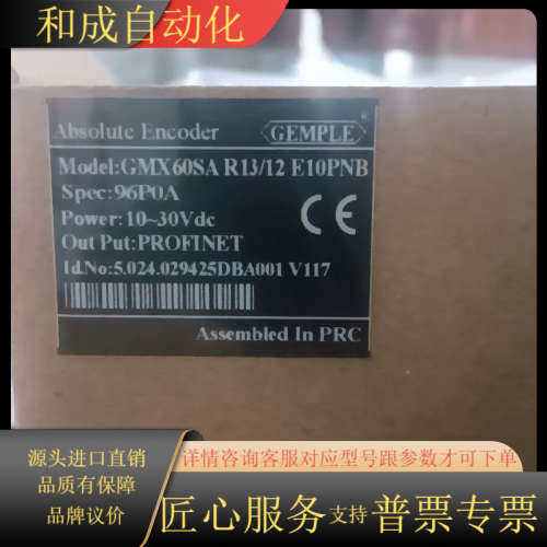 GEMPLE值编码器GMX60SA R13/12 E10