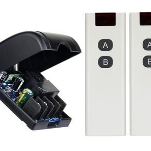 车灯喇叭路灯家电改装 12V 48V通用型宽电压单路开关 中功率红边