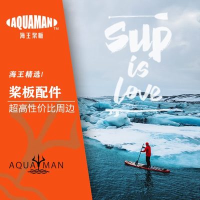 海王精选桨板配件单双头桨座椅尾鳍鱼鳍航海家
