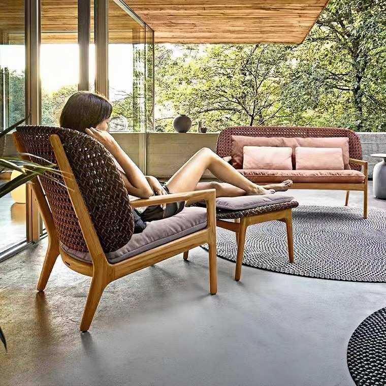 户外柚木藤编沙发椅酒店别墅度假村花园单实木双人位北欧摇椅家具,鲜花速递/花卉仿真/绿植园艺,割草机/草坪机,淘宝优惠券,粉丝福利购,淘宝优惠卷