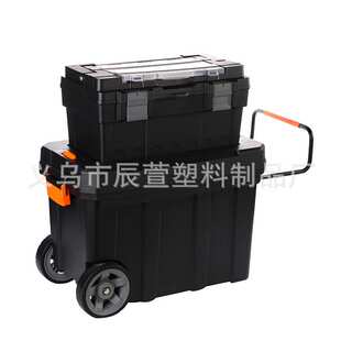 厂家直供工具箱现货电工专用工具维修木工收纳带轮五金收纳工具箱