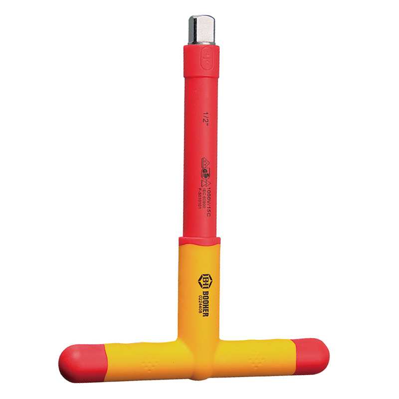 Booher宝合 大中飞VED绝缘换头t字型套筒扳手工具六角套筒连接杆