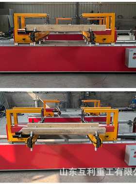 木工齐头修边锯精密裁板锯 全自动双边齐边锯 木料开槽双端锯