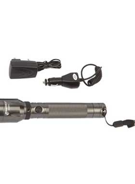 钢盾工具 3W高强度铝合金充电LED手电筒S030010 带车充