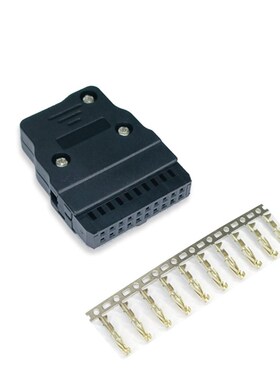 PLC牛角插头MIL-10P,MIL-20P,MIL-34P,MIL-40P