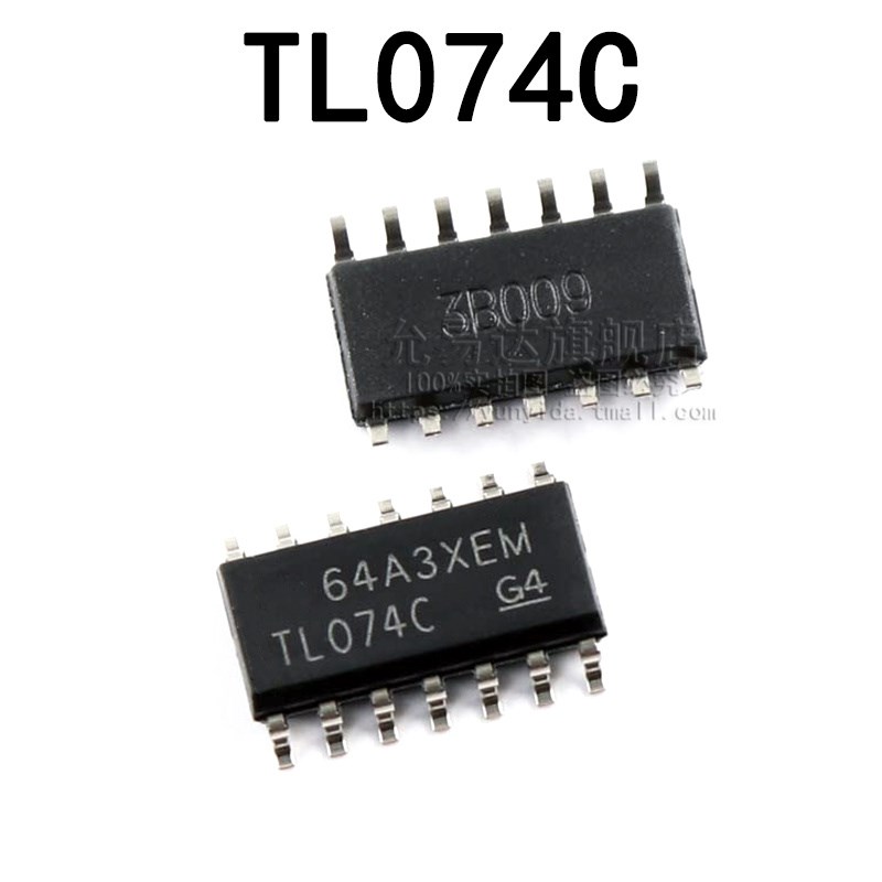全新原装 TL074CDR 印字TL074C 贴片 SOP14 (5只)