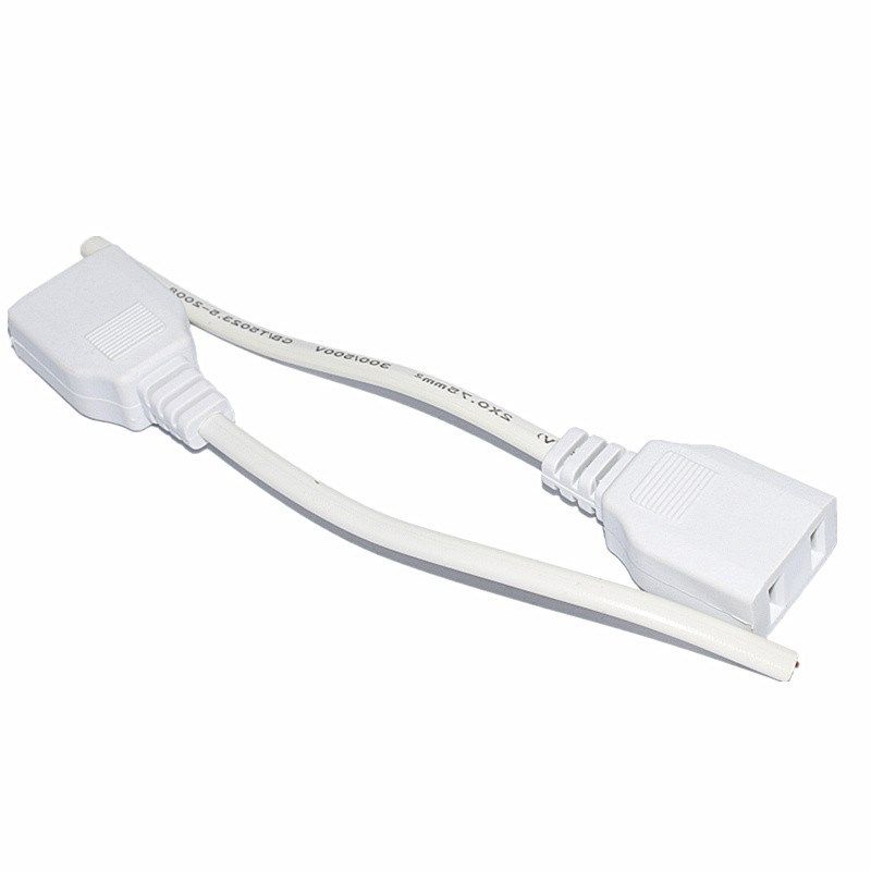 带线二脚母插头室外防水盒电源插头监控插座二脚2孔母工程220V10A