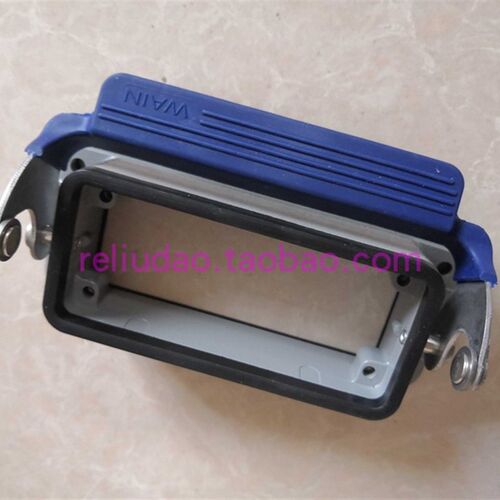 WAIN连接器H16B-BK-1L/SC单扣开孔底座09300160307唯恩原装蓝色扣