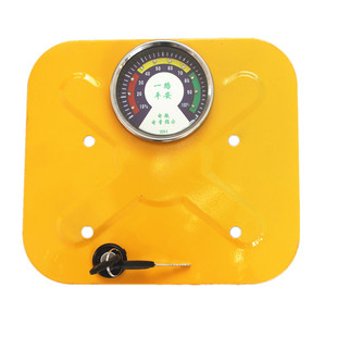 电动三轮车电量表盘工程车表座工地灰土车配件改装架钥匙门电压表