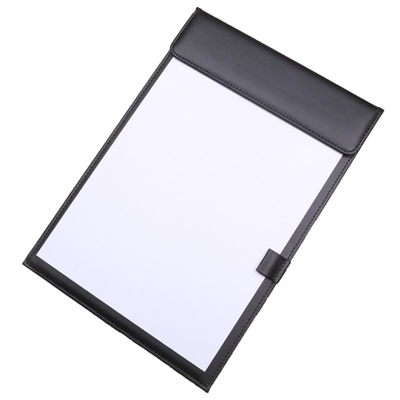 皮革会议垫写字板便签夹办公书写板夹A4文件合同夹板酒店商务收纳