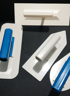 塑料白色抹灰刀墙衣工具批墙抹子硅藻泥艺术腻抛光找平透明抹泥刀