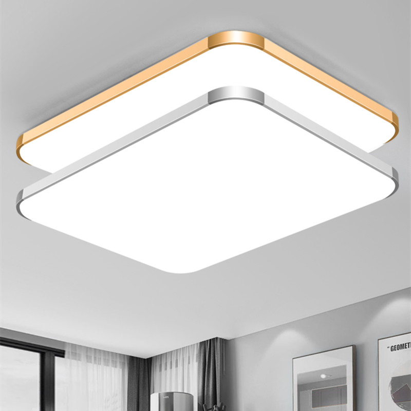 包安装LED吸顶灯客厅灯具长方形超薄卧室灯餐厅房间灯饰简约现代