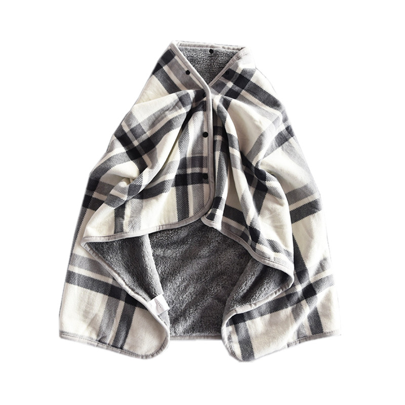 多功能保暖披肩秋冬盖毯午睡小毯子办公室午休小毛毯空调毯盖腿女,居家日用,保暖披肩,淘宝优惠券,粉丝福利购,淘宝优惠卷