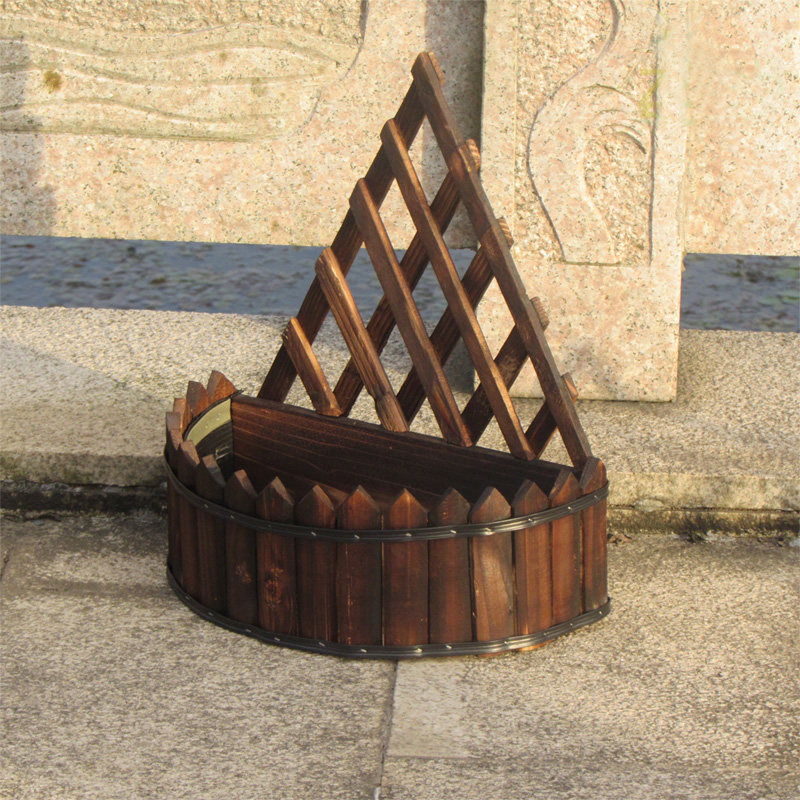 吊兰花盆多肉花盆大口径垂吊挂篮绿箩花盆悬挂壁挂墙吊蓝木头花盆