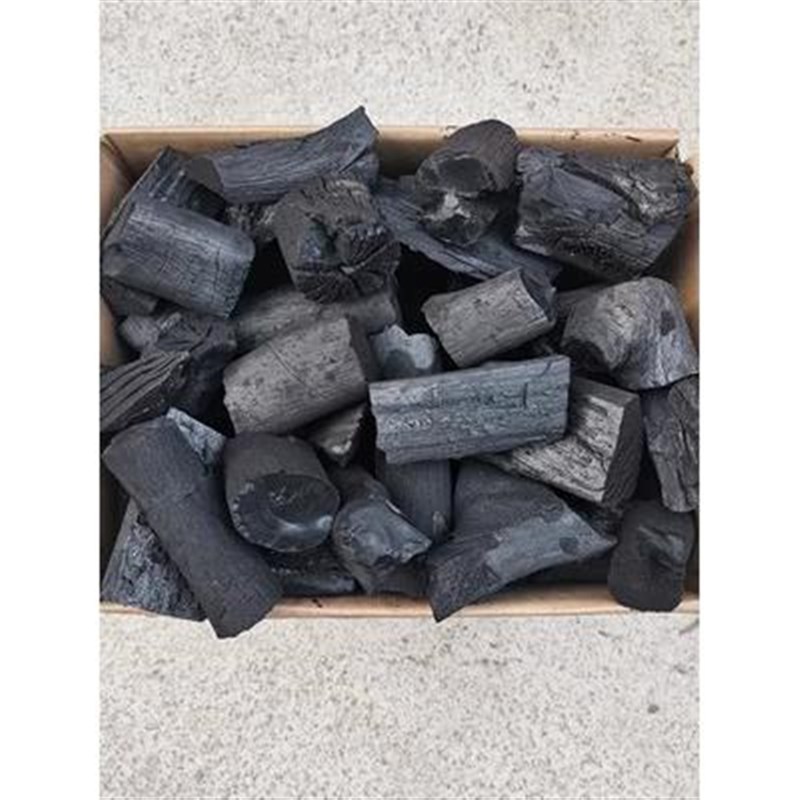 烧烤炭原木碳荔枝木炭家用无烟炭块取暖烤火碎炭10斤果木炭白碳