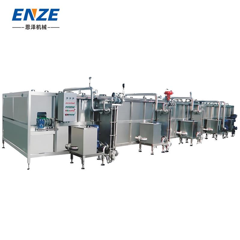 瓶装酵素饮品巴氏杀菌机枸杞原浆杀菌设备塑料包装食品灭菌流水