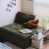 豆腐块沙发榻榻米单人卧室阳台出租房民宿小户型方块阅读懒人沙发