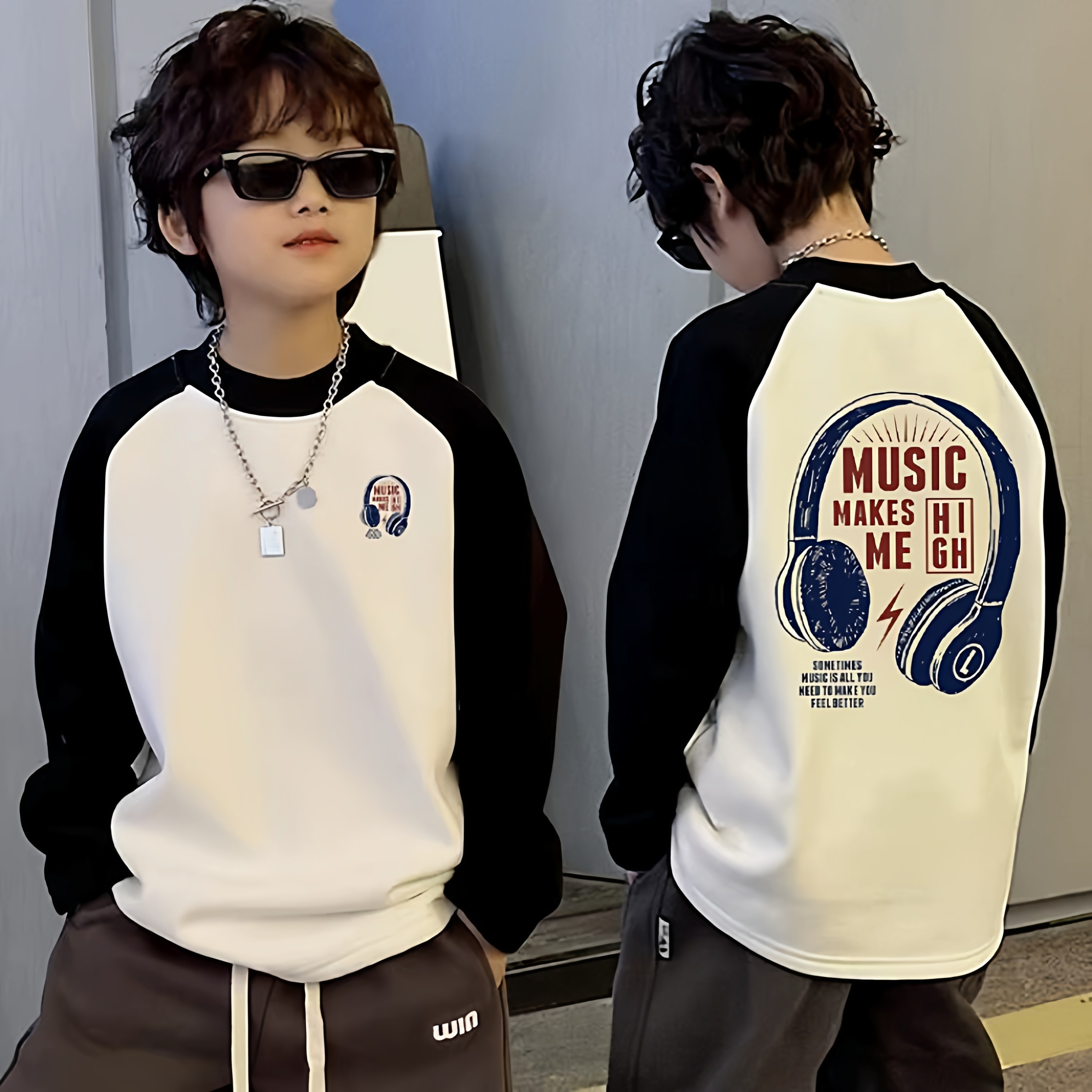 男童上衣纯棉插肩袖春装2026新款韩版男孩外穿酷帅儿童T恤打底衫,童装/婴儿装/亲子装,T恤,淘宝优惠券,粉丝福利购,淘宝优惠卷