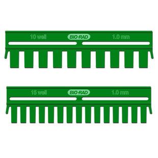伯乐垂直蛋白电泳制胶梳子电泳加样梳Wb电泳凝胶梳子加样齿梳梳齿