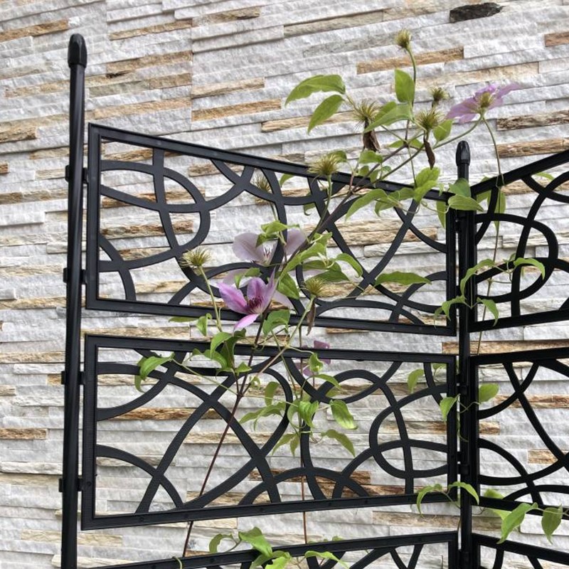 花架爬藤架藤编屏风栅栏装饰藤架阳台植物铁隔断庭院花园户外架子