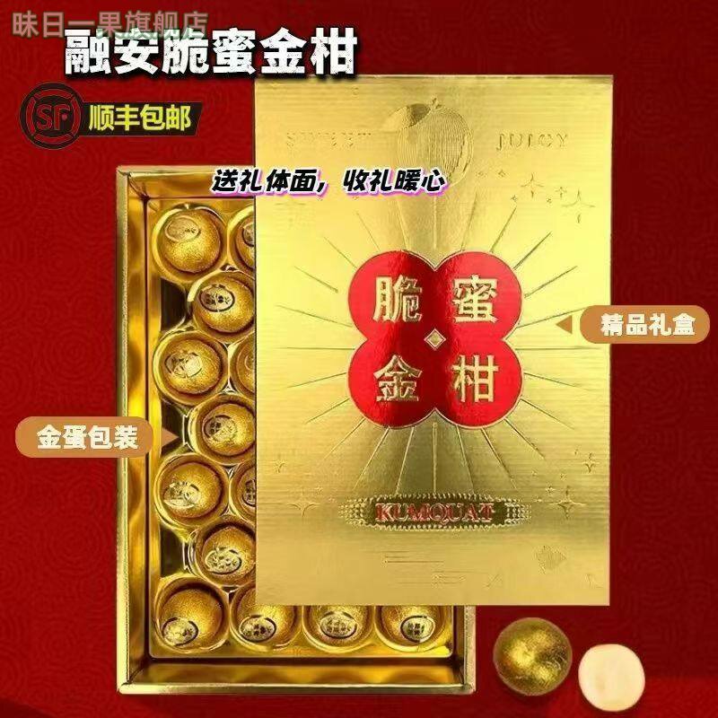 广西融安小糖丸第三代脆蜜金桔新鲜应季水果礼盒装整箱顺丰包邮