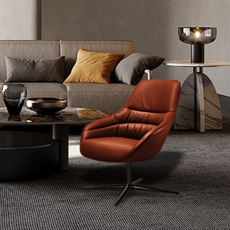 北欧轻奢设计师单人旋转沙发椅经典款简约休闲椅阳台卧室懒人椅