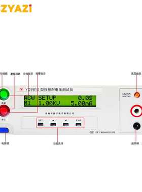 扬子 程控耐电压仪YD9810ALCD液晶显示仪