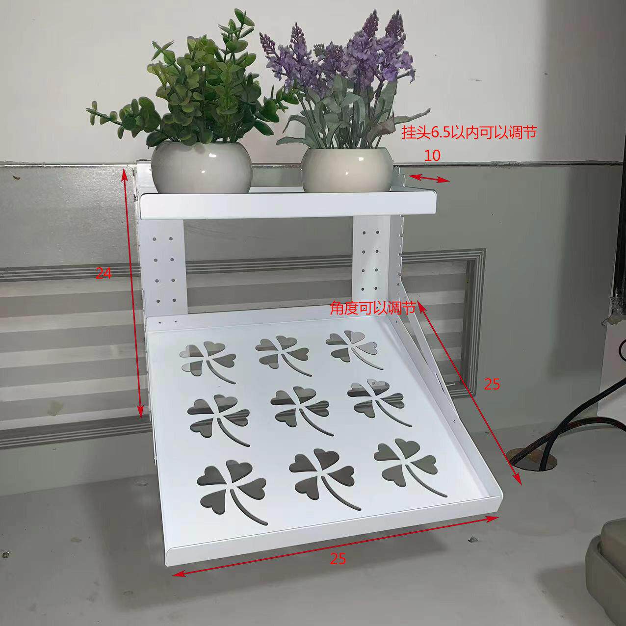 办公桌置物架收纳屏风收纳挂篮花架悬挂式壁挂式阳台免打孔可多层