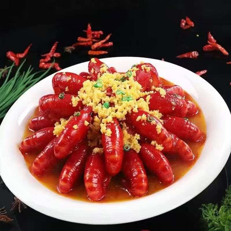 香辣小龙虾模型食品麻辣食物假菜制作菜品模具中餐