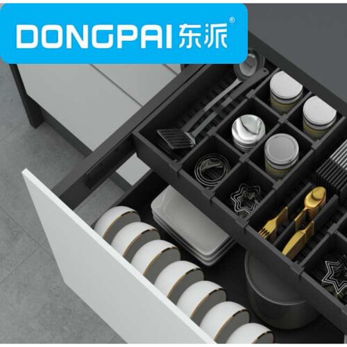 东派-星米接水海纳抽中抽橱柜双层篮全铝拉篮抽厨柜拉篮橱柜 拉篮