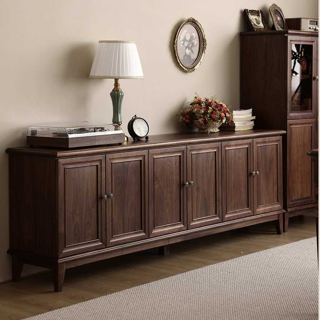 美式实木电视柜北美黑胡桃木厅柜原木复古收纳储物柜中古客厅地柜,鲜花速递/花卉仿真/绿植园艺,割草机/草坪机,淘宝优惠券,粉丝福利购,淘宝优惠卷