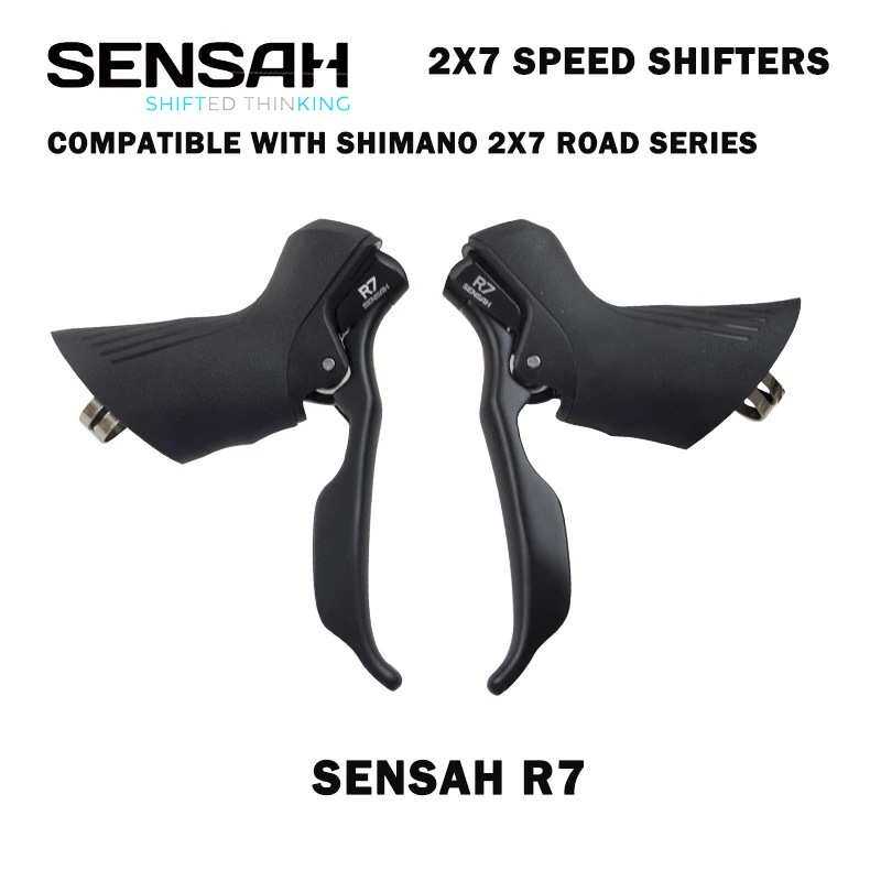 SENSAH顺泰公路自行车手变11速手变头7/8/9/10速弯把变速指拨后拨