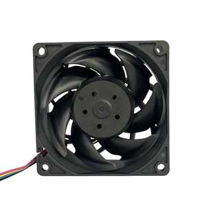 工厂直供DC8040散热风扇直流12V24V工业机柜设备专用小型轴流风机